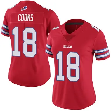 Brandin Cooks Women's Limited Red Buffalo Bills Color Rush Vapor Untouchable Jersey