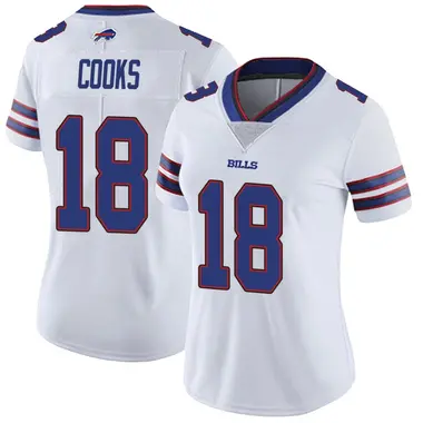 Brandin Cooks Women's Limited White Buffalo Bills Color Rush Vapor Untouchable Jersey