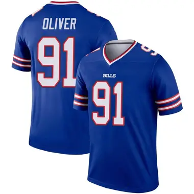 Ed Oliver Men's Legend Royal Buffalo Bills Jersey
