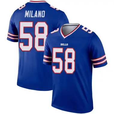 Matt Milano Men's Legend Royal Buffalo Bills Jersey