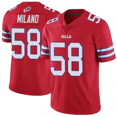 Matt Milano Youth Limited Red Buffalo Bills Color Rush Vapor Untouchable Jersey